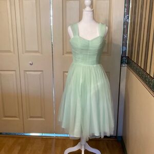 Moth Cloth Unique Vintage Mint A Line Dress. XS Extra Small.